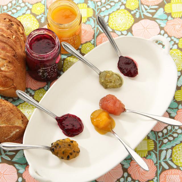 人気 詰め合わせ 送料無料 贈り物 ジャム、コンフィチュール 手づくりまるごとジャム セット 120g×6種