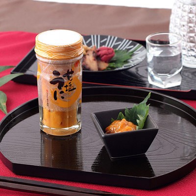 送料無料 生うにから丹精こめて作りました 甘塩うに （６０ｇ ２本入） 有限会社マルコシ商店・岩手県 【沖縄・離島 お届け不可】の通販は