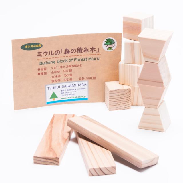 積木 天然 国産杉 無塗装 木製 積み木 日本製 1歳 知育玩具 木のおもちゃ 高齢者 ミウルの森の積み木 神奈川県 送料無料の通販は 26,455円