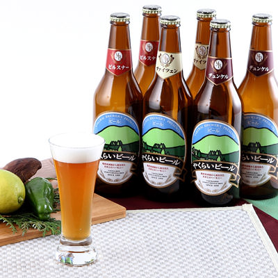 ビール 送料無料 ビール 地ビール 国際ビール大賞２００４で金賞受賞 やくらいビール５００ｍｌキャリー６本入り 株式会社加美町振興公社の通販は 5,835円