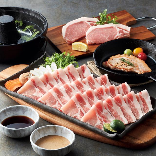 榛名豚肉しゃぶしゃぶ肉＆ビフテキ肉 豚 国産 豚ロース 豚しゃぶ ビフテキ