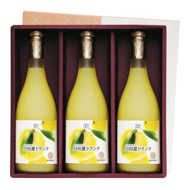 日向夏ドリンク 720ml×3本セット 3本 詰合せ 宮崎 ジュース 宮崎果汁