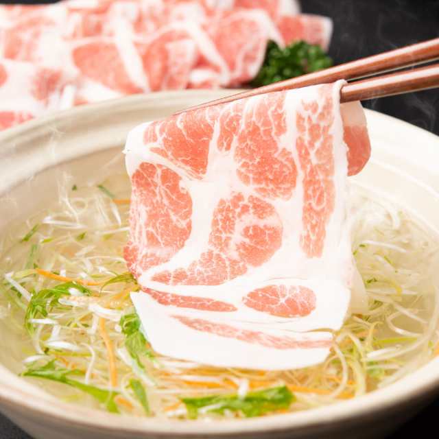 神話豚 ロース しゃぶしゃぶ用 1kg 豚肉 国産 しゃぶしゃぶ 黒豚 豚ロースの通販は