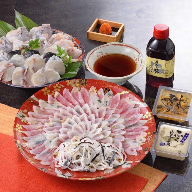 ふく料理フルコース 約3、4人前 刺身 鍋セット ふぐ 料理セット 関とら本店 藤フーズの通販は