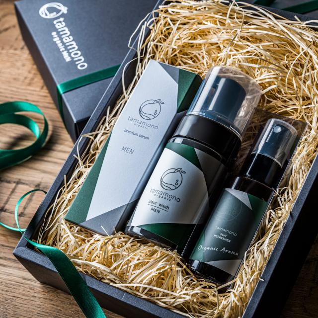 tamamono メンズ スキンケア 3種ギフトBOX オールインワン 美容液【沖縄県・離島 配送不可】 9,280円