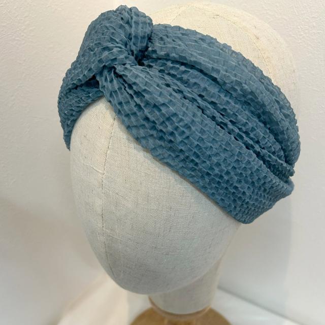 齋榮織物 3D シルククロス ヘアバンド ヘアアクセサリー シルク100％の通販は