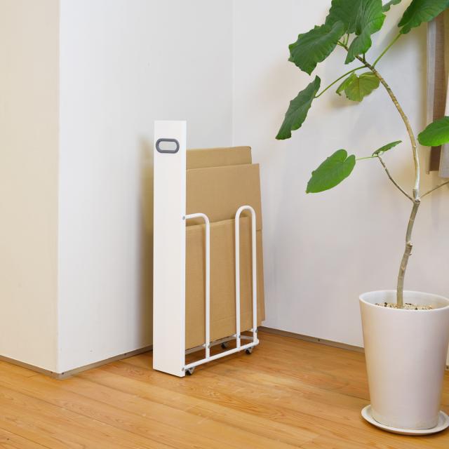 ダンボールストッカー W120 段ボール置き 収納 ダンボール置き 目隠し【沖縄県・離島 配送不可】の通販は 6,490円