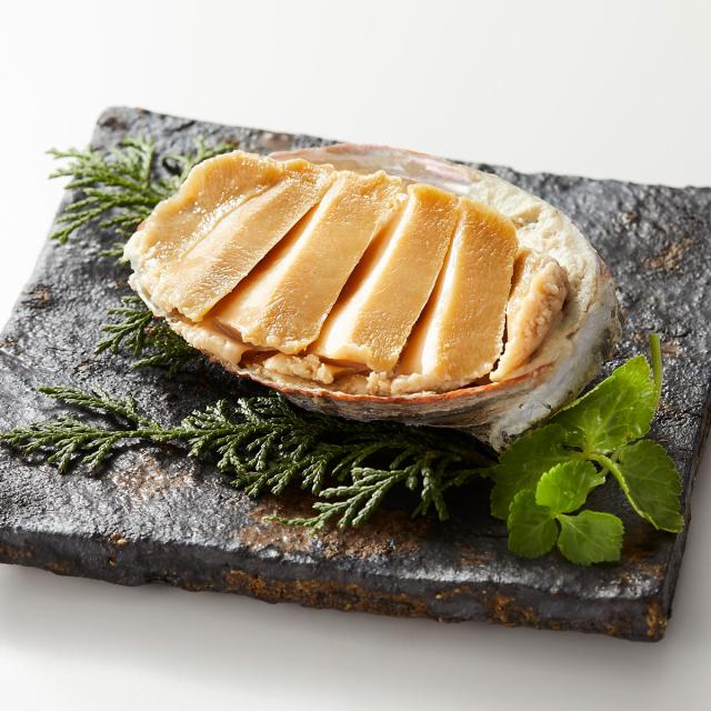 三陸産 天然 エゾあわび 貝ガラ盛 粕漬 贈答用桐箱入り 鮑 魚介惣菜 鮑粕漬の通販は