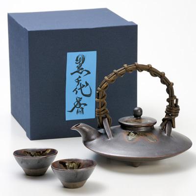 黒じょか 薩摩焼 2盃 セット 黒ヂョカ 薩摩焼の黒ジョカ 黒千代香 長太郎焼窯元 鹿児島県 送料無料 黒じょか 薩摩焼 2盃 セット 黒ヂョカ 薩摩焼の黒ジョカ 黒千代香 長太郎焼窯元 鹿児島県 送料無料