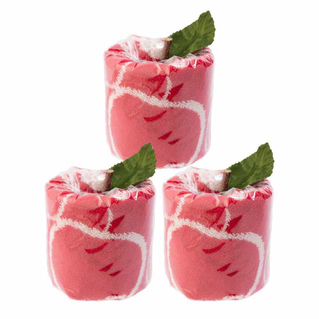 りんご柄タオルハンカチ みぃ〜つけた かわいい 青森土産 日本製