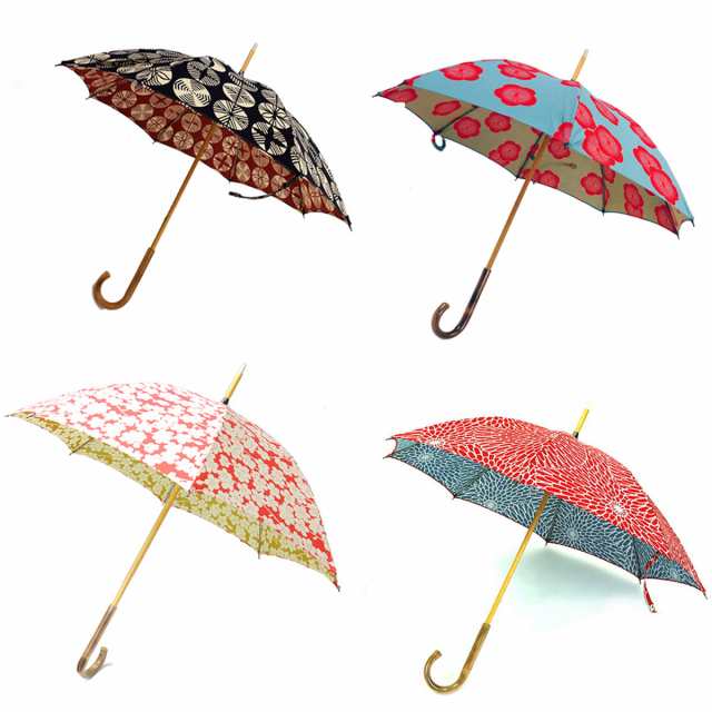伊砂文様 晴雨兼用 長傘 日本製 和柄 傘 女性用 伝統 雨傘 日傘