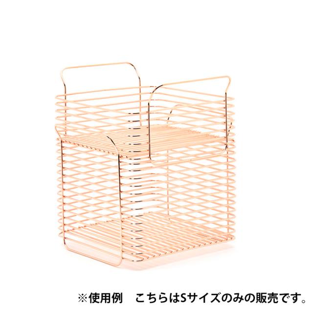 キッチンバスケット Sサイズ ローズゴールド 台所用品 かご ステンレス【沖縄県・離島 配送不可】_2