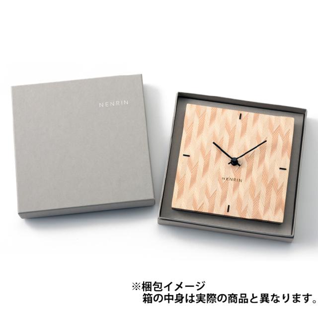 NENRIN CLOCK 175 市松 壁掛け兼置き時計 おしゃれ 掛け時計【北海道・離島 配送不可】_4