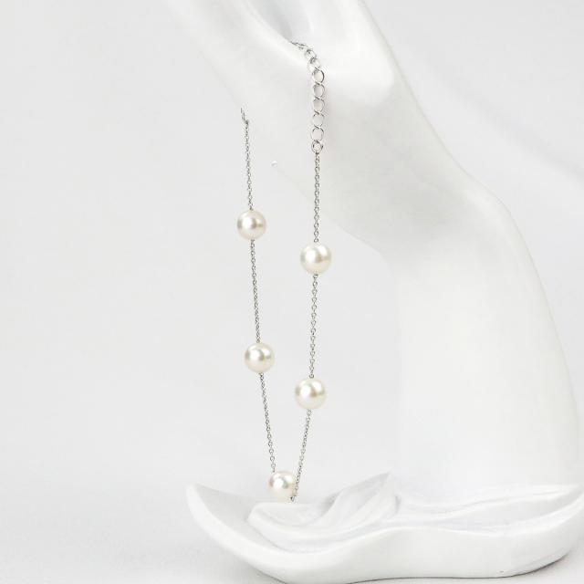 sv アコや akoyaパール真珠ブレスレット3-3.5mm 真珠 ブレスレット