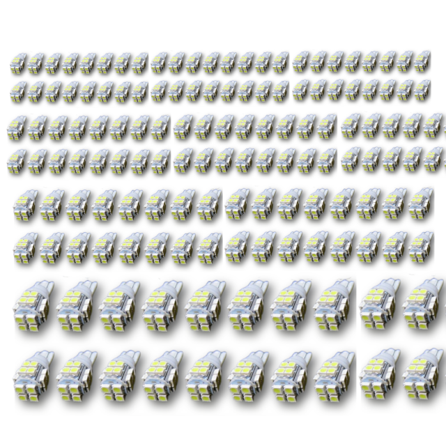 T10 LED D 業販110個セット ポジション ナンバーランプ 高品質3倍光SMD 15連級