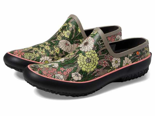 Bogs ボグス レディース 女性用 シューズ 靴 クロッグ Patch Clog Vintage Floral Taupe Multi【送料無料】