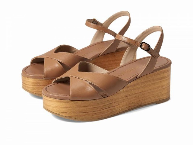 Stuart Weitzman スチュアートワイツマン レディース 女性用 シューズ 靴 ヒール Carmen Midi Wedge Tan/Sand【送料無料】