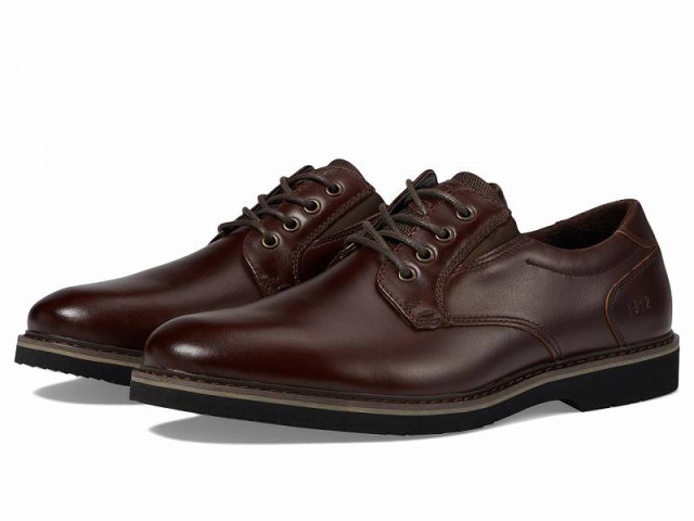 Nunn Bush ナンブッシュ メンズ 男性用 シューズ 靴 オックスフォード 紳士靴 通勤靴 Denali Plain Toe Oxford Brown CH【送料無料】