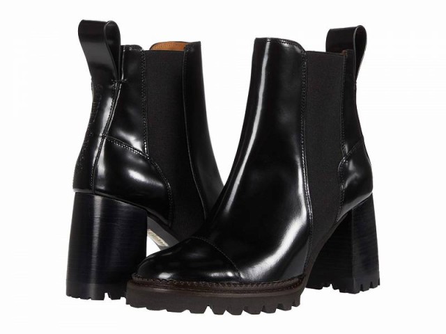 See by Chloe シー by クロエ レディース 女性用 シューズ 靴 ブーツ チェルシーブーツ アンクル Mallory Ankle Boot Black【送料無料】