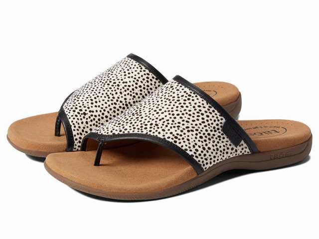 taos Footwear タオス レディース 女性用 シューズ 靴 サンダル Boundary Black/White Cheetah【送料無料】