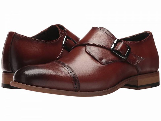 Stacy Adams ステーシーアダムス メンズ 男性用 シューズ 靴 オックスフォード 紳士靴 通勤靴 Desmond Cap-Toe Monk-Strap【送料無料】