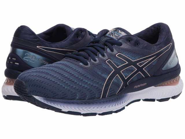 ASICS アシックス レディース 女性用 シューズ 靴 スニーカー 運動靴 GEL-Nimbus(R) 22 Grey Floss/Peacoat【送料無料】