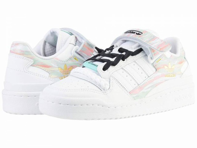 adidas Originals アディダス レディース 女性用 シューズ 靴 スニーカー 運動靴 Forum Low Footwear White/Core Black/Hazy【送料無料】