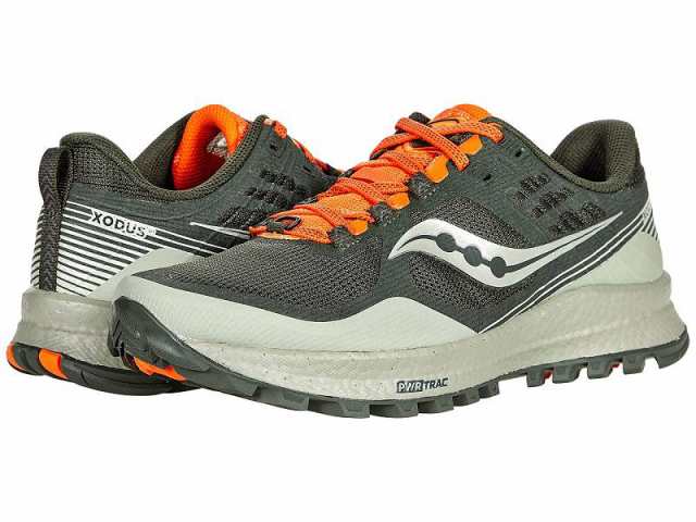 Saucony サッカニー メンズ 男性用 シューズ 靴 スニーカー 運動靴 Xodus 10 Desert/Pine/Orange【送料無料】