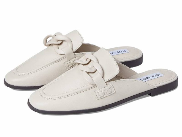 Steve Madden スティーブマデン レディース 女性用 シューズ 靴 ローファー ボートシューズ Cally Mule Bone/Bone【送料無料】