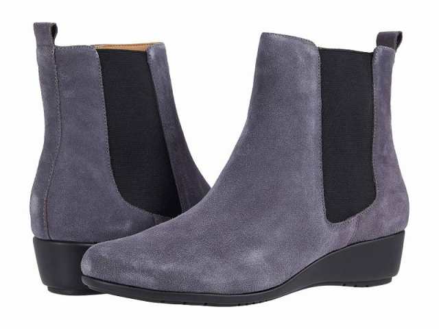 Aerosoles エアロソールズ レディース 女性用 シューズ 靴 ブーツ アンクル ショートブーツ Alisa Grey Suede【送料無料】