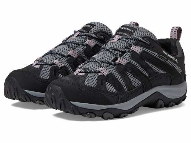 Merrell メレル レディース 女性用 シューズ 靴 ブーツ ハイキング トレッキング Alverstone 2 Wp Black/Monument【送料無料】