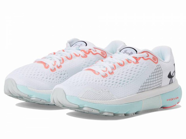 Under Armour アンダーアーマー レディース 女性用 シューズ 靴 スニーカー 運動靴 Hovr Infinite 4 White/Fuse Teal/Black【送料無料】