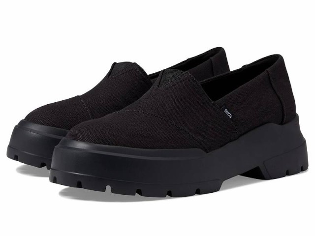 TOMS トムス レディース 女性用 シューズ 靴 ローファー ボートシューズ Alpargata Combat Low Black/Black【送料無料】