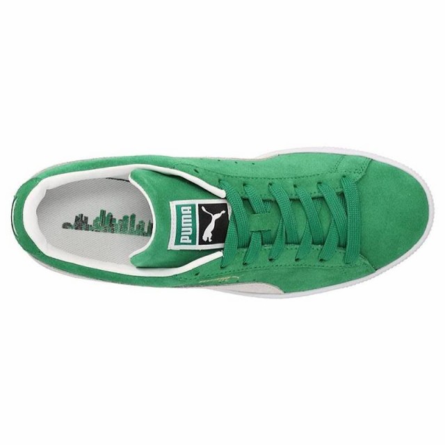 puma suede teams amazon green