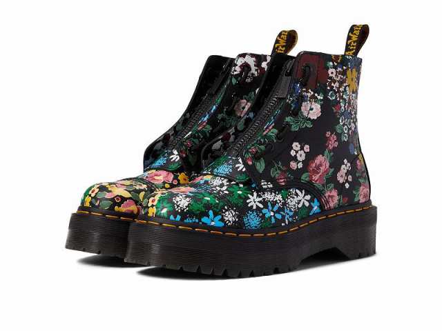 Dr. Martens ドクターマーチン レディース 女性用 シューズ 靴 ブーツ レースアップ 編み上げ Sinclair Black Floral Mash【送料無料】