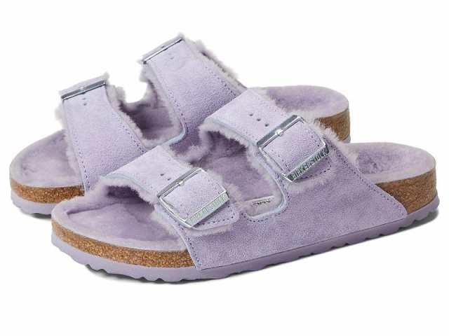 Birkenstock ビルケンシュトック レディース 女性用 シューズ 靴 サンダル Arizona Shearling Suede Purple Fog/Purple Fog【送料無料】