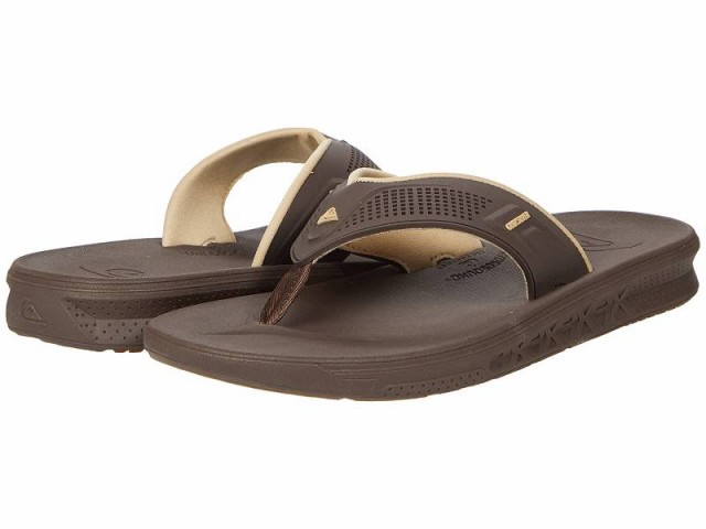 Quiksilver クイックシルバー メンズ 男性用 シューズ 靴 サンダル Current Water-Friendly Sandals Brown 1【送料無料】