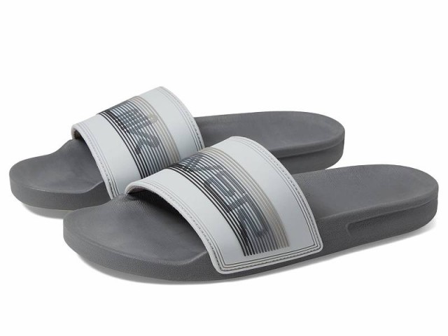 Quiksilver クイックシルバー メンズ 男性用 シューズ 靴 サンダル Rivi Slide Grey 1【送料無料】