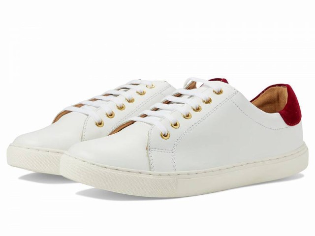 Jack Rogers ジャックロジャース レディース 女性用 シューズ 靴 スニーカー 運動靴 Rory Sneaker Velvet White/Bordeaux【送料無料】