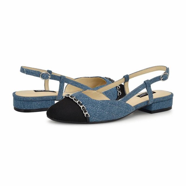 Nine West ナインウエスト レディース 女性用 シューズ 靴 フラット Charme Blue Denim/Black【送料無料】