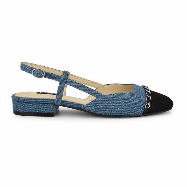 Nine West ナインウエスト レディース 女性用 シューズ 靴 フラット Charme Blue Denim/Black【送料無料】