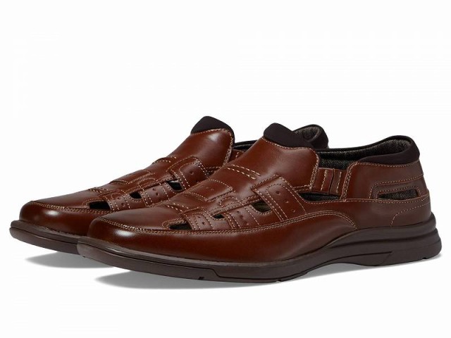 Stacy Adams ステーシーアダムス メンズ 男性用 シューズ 靴 ローファー Sebring Fisherman Sandal Cognac【送料無料】