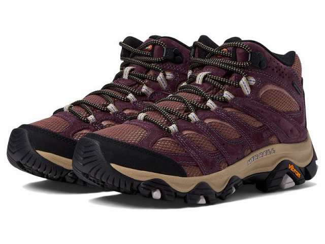 Merrell メレル レディース 女性用 シューズ 靴 ブーツ ハイキング トレッキング Moab 3 Mid WP Burgundy/Burlwood【送料無料】