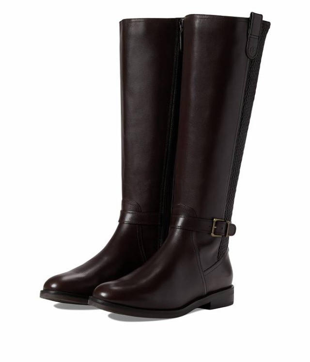 Cole Haan コールハーン レディース 女性用 シューズ 靴 ブーツ ロングブーツ Clive Stretch Boot Dark  Chocolate Leather【送料無料】｜au PAY マーケット