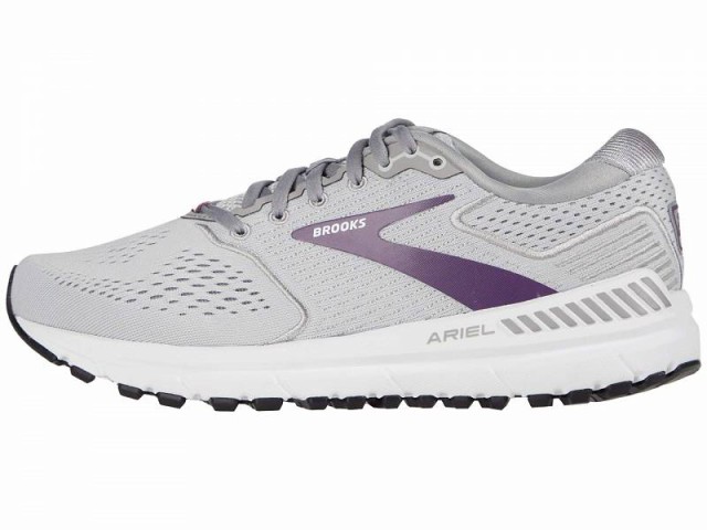 Brooks ブルックス レディース 女性用 シューズ 靴 スニーカー 運動靴 Ariel 20  Oyster/Alloy/Grape【送料無料】｜au PAY マーケット