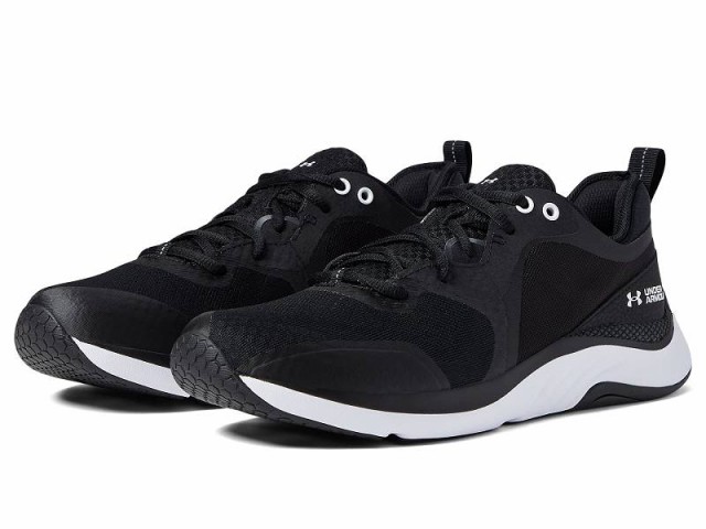 Under Armour アンダーアーマー レディース 女性用 シューズ 靴 スニーカー 運動靴 HOVR Omnia Black/Black/White【送料無料】