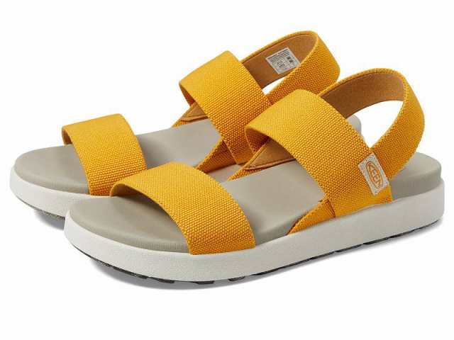 Keen キーン レディース 女性用 シューズ 靴 サンダル Elle Backstrap Golden Yellow/Star White【送料無料】