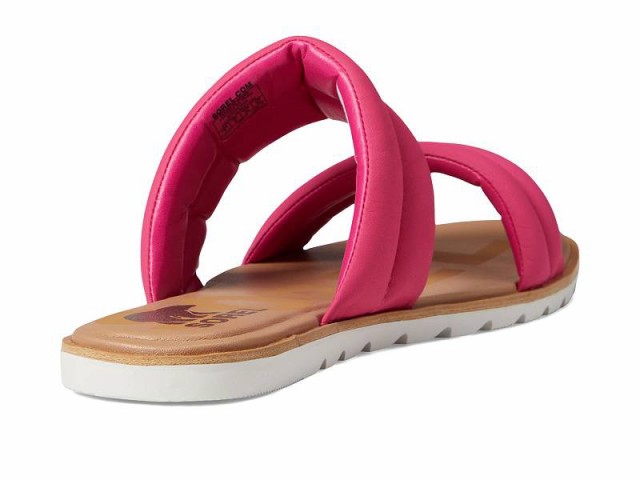 SOREL ソレル レディース 女性用 シューズ 靴 サンダル Ella(TM) II Puff Slide Fuchsia Fizz/Sea  Salt【送料無料】｜au PAY マーケット