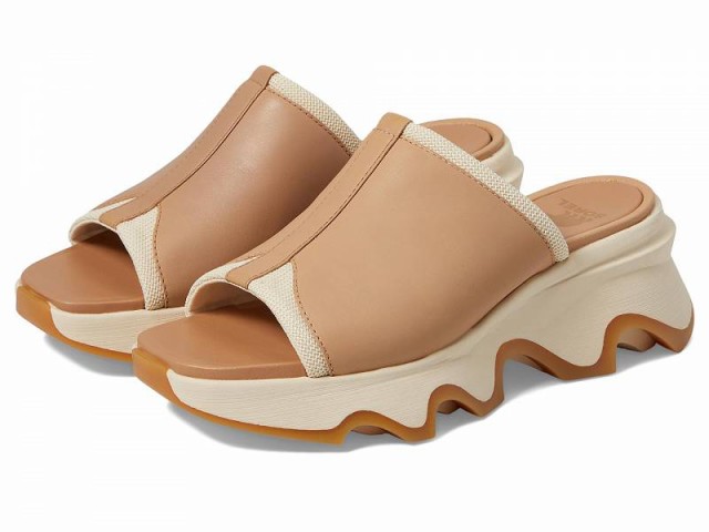 SOREL ソレル レディース 女性用 シューズ 靴 ヒール Kinetic(TM) Impact Slide High Sandal Honest Beige/Honey White【送料無料】