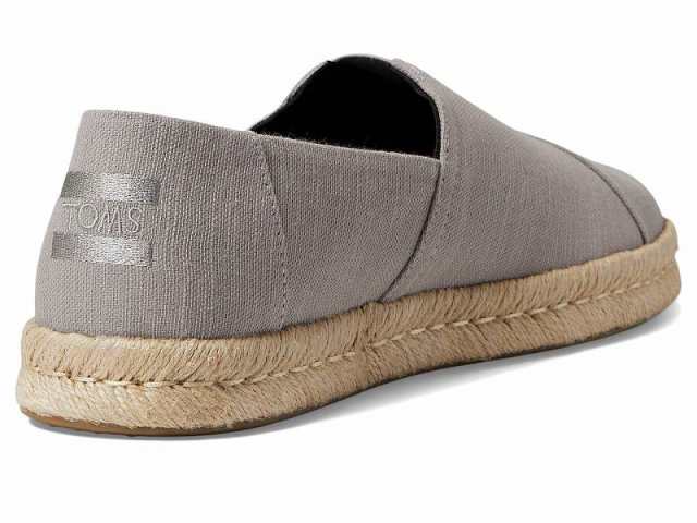 TOMS トムス メンズ 男性用 シューズ 靴 ローファー Alpargata On Rope Espadrille Drizzle Grey Recycled Cotton Slub【送料無料】